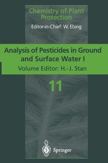 Front cover_Analysis of Pesticides in Ground and Surface Water I