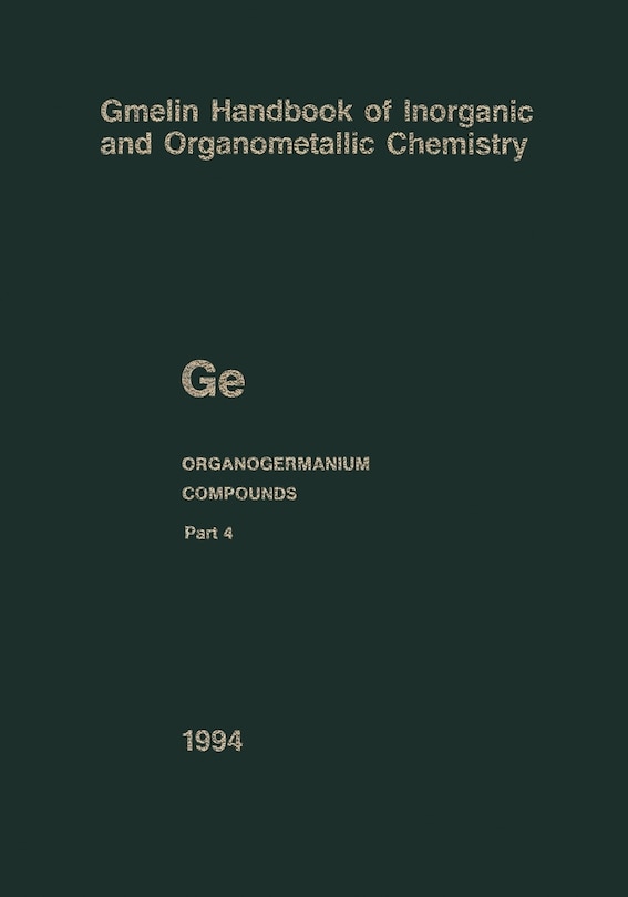 Front cover_Ge Organogermanium Compounds