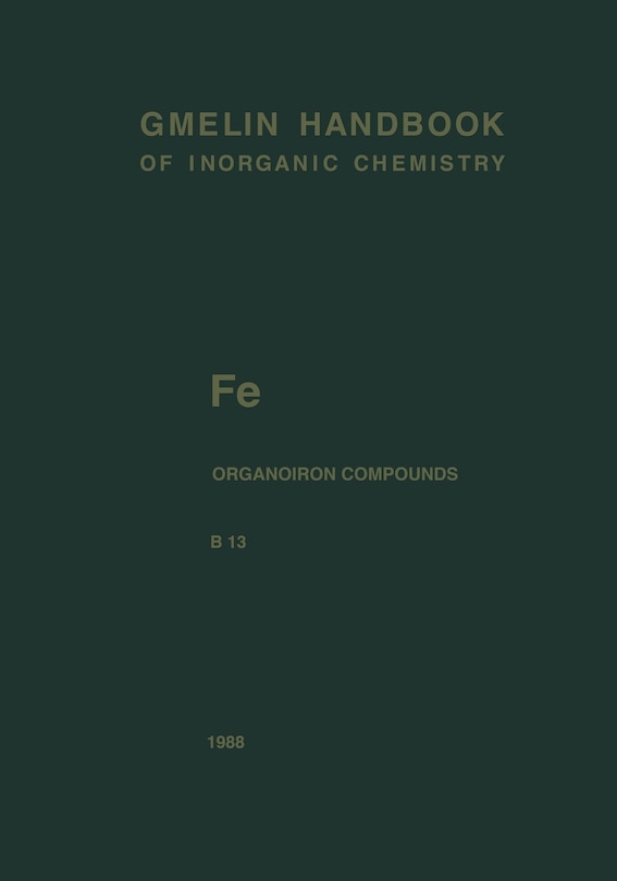 Front cover_Fe Organoiron Compounds Part B13