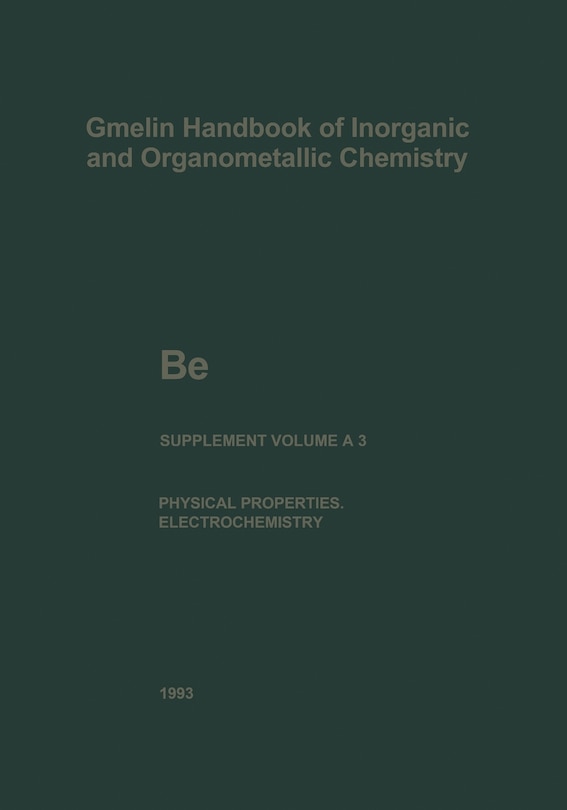 Front cover_Be Beryllium