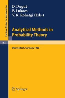 Front cover_Analytical Methods in Probability Theory