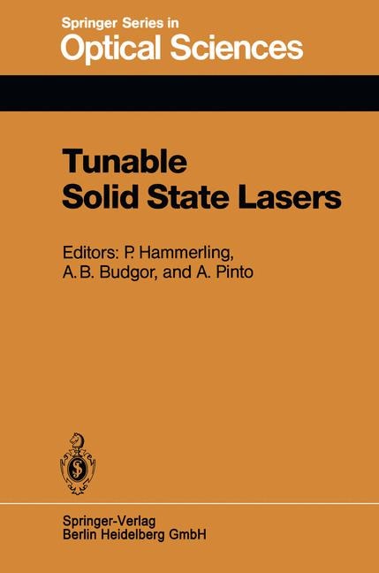 Front cover_Tunable Solid State Lasers