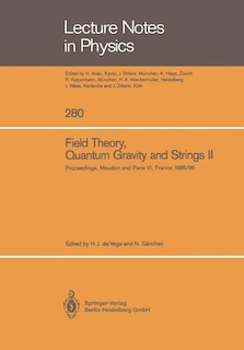 Front cover_Field Theory, Quantum Gravity and Strings II