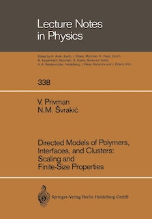 Front cover_Directed Models of Polymers, Interfaces, and Clusters: Scaling and Finite-Size Properties