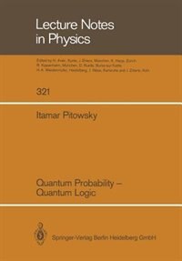 Couverture_Quantum Probability -- Quantum Logic
