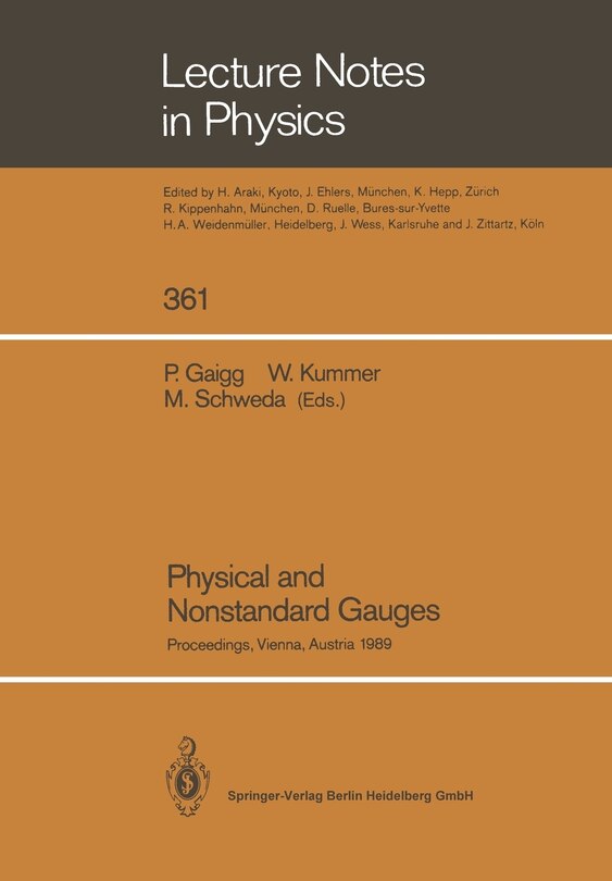 Couverture_Physical and Nonstandard Gauges