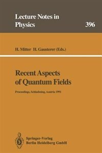 Couverture_Recent Aspects of Quantum Fields