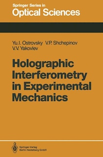 Couverture_Holographic Interferometry in Experimental Mechanics