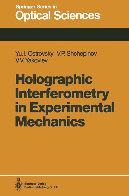 Couverture_Holographic Interferometry in Experimental Mechanics
