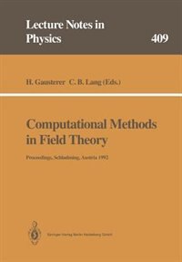 Couverture_Computational Methods in Field Theory