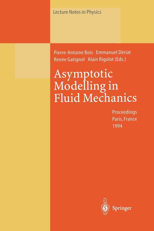 Front cover_Asymptotic Modelling in Fluid Mechanics
