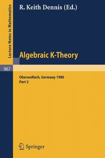 Front cover_Algebraic K - Theory