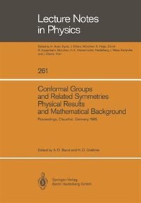 Front cover_Conformal Groups and Related Symmetries Physical Results and Mathematical Background