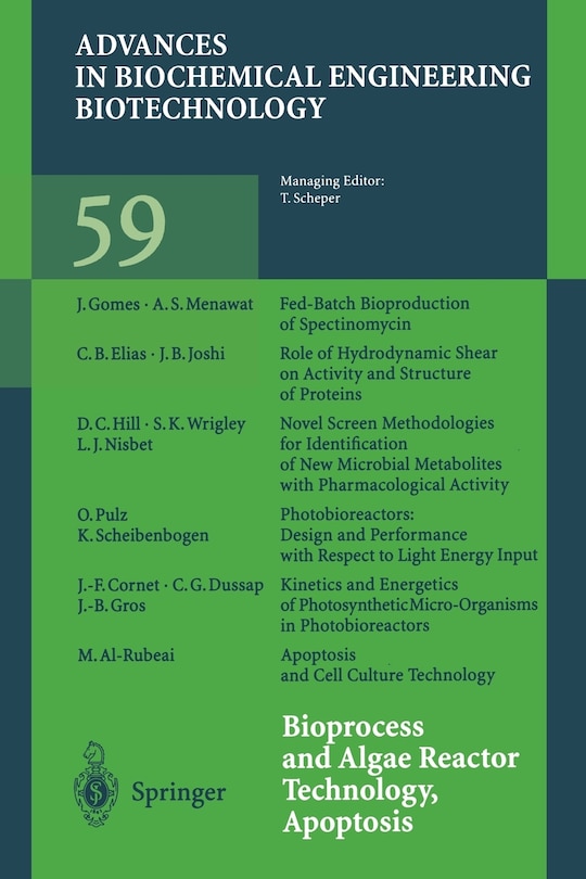 Couverture_Bioprocess and Algae Reactor Technology, Apoptosis