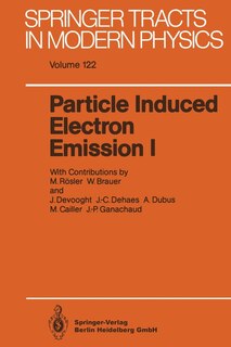 Couverture_Particle Induced Electron Emission I