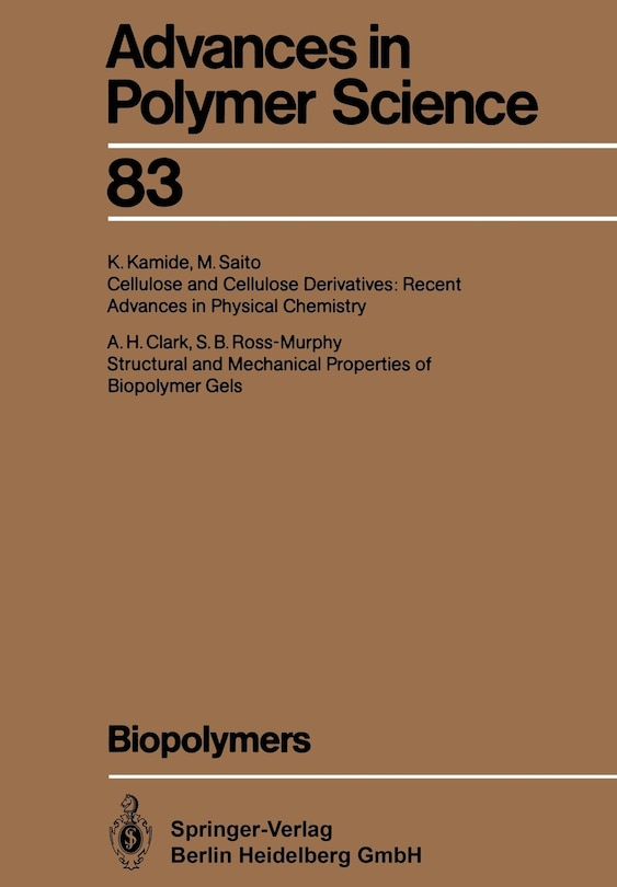 Front cover_Biopolymers