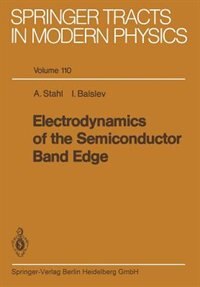 Couverture_Electrodynamics of the Semiconductor Band Edge