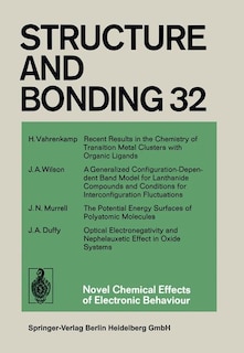 Couverture_Novel Chemical Effects of Electronic Behaviour