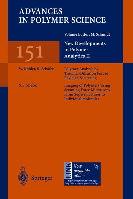 Front cover_New Developments in Polymer Analytics II