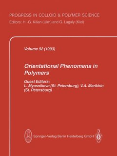 Couverture_Orientational Phenomena in Polymers