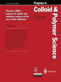 Couverture_Horizons 2000 -- Aspects of Colloid and Interface Science at the Turn of the Millenium