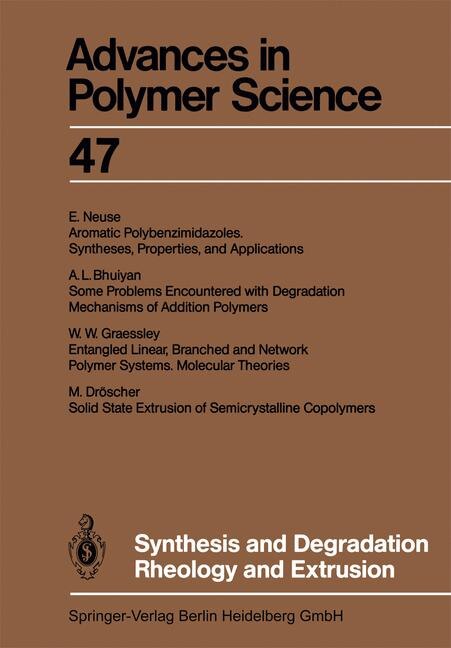 Front cover_Synthesis and Degradation Rheology and Extrusion