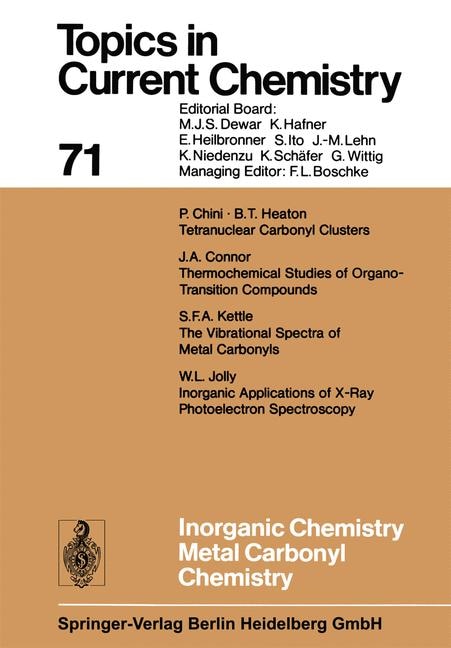 Front cover_Inorganic Chemistry Metal Carbonyl Chemistry