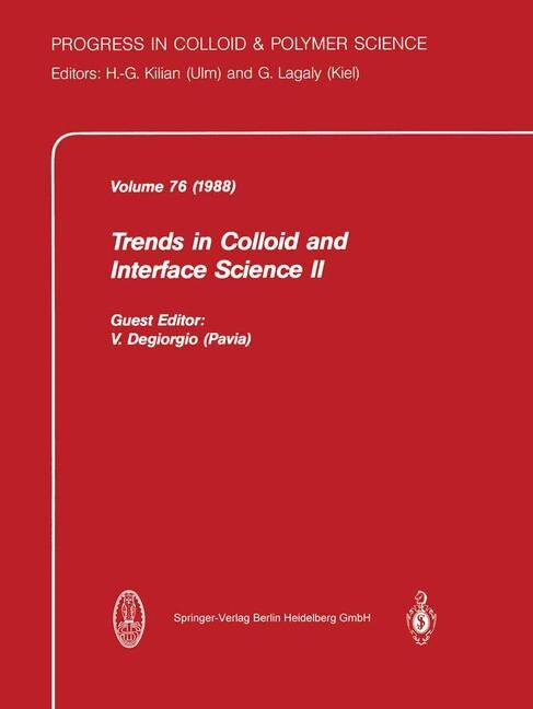 Front cover_Trends in Colloid and Interface Science II