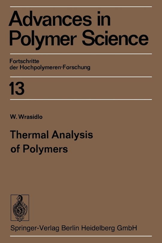 Front cover_Thermal Analysis of Polymers