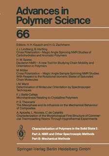 Front cover_Characterization Of Polymers In The Solid State I