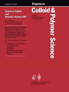 Front cover_Trends in Colloid and Interface Science VIII