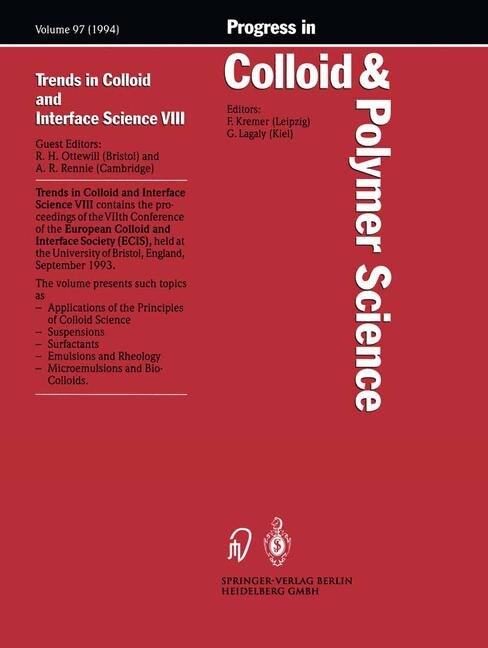Front cover_Trends in Colloid and Interface Science VIII