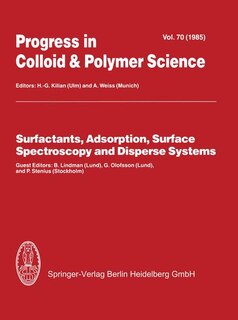 Front cover_Surfactants, Adsorption, Surface Spectroscopy and Disperse Systems