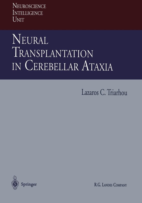 Front cover_Neural Transplantation in Cerebellar Ataxia