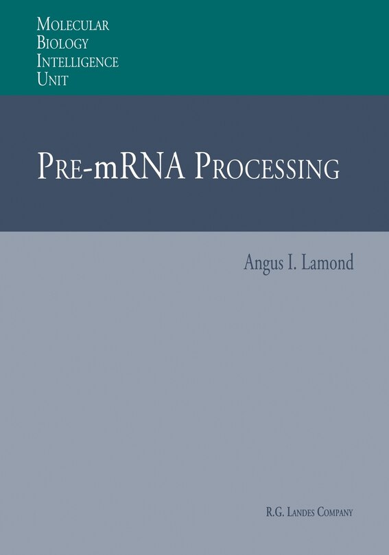 Couverture_Pre-mRNA Processing
