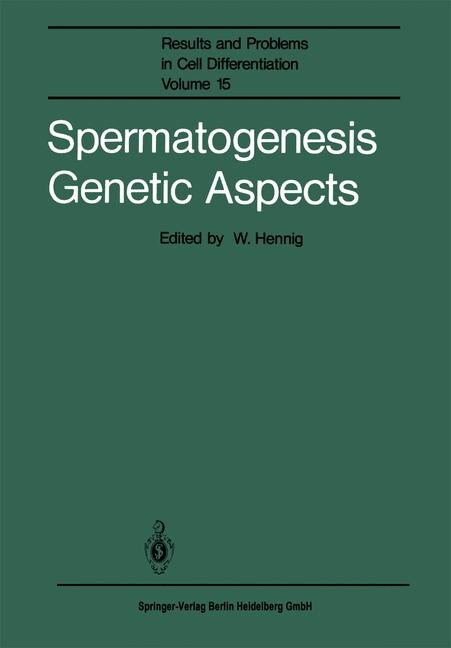 Couverture_Spermatogenesis Genetic Aspects