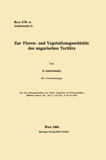 Front cover_Zur Floren- und Vegetationsgeschichte des ungarischen Tertiärs