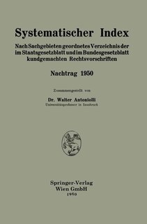 Front cover_Systematischer Index