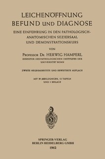 Couverture_Leichenöffnung Befund und Diagnose