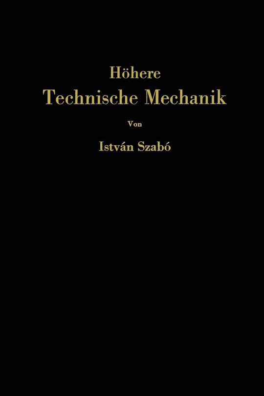 Front cover_Höhere technische Mechanik