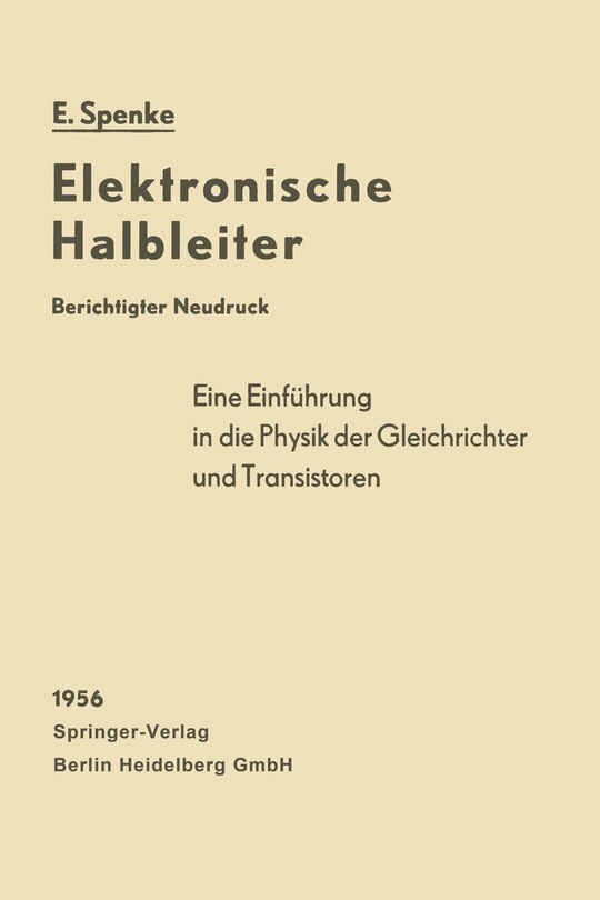 Front cover_Elektronische Halbleiter