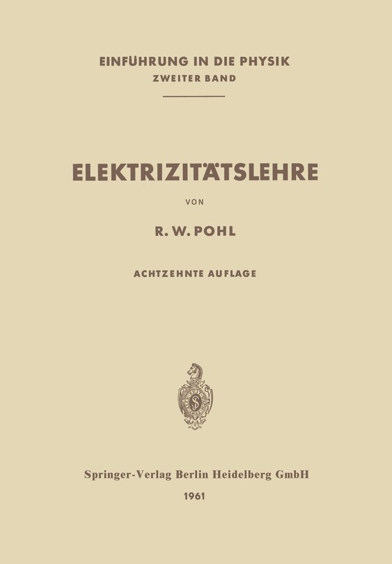 Front cover_Elektrizitätslehre