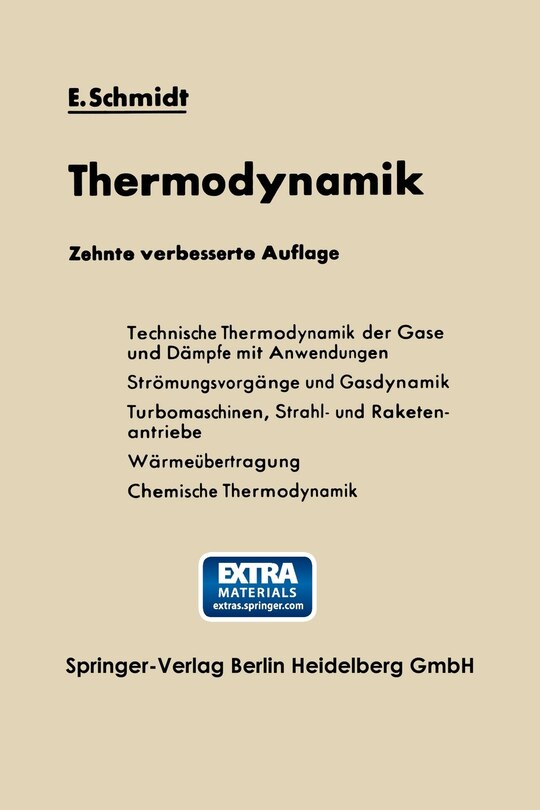 Front cover_Einführung in die Technische Thermodynamik und in die Grundlagen der chemischen Thermodynamik