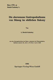 Couverture_Die obersenone Gastropodenfauna von Sümeg im südlichen Bakony