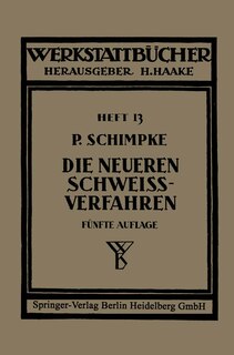 Couverture_Die neueren Schweißverfahren