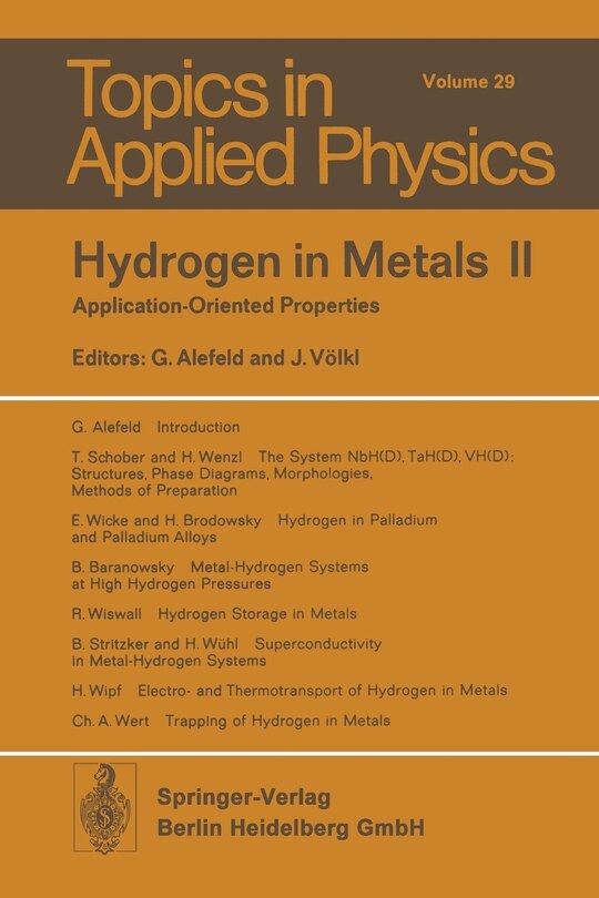 Couverture_Hydrogen in Metals II
