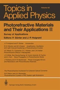 Front cover_Photorefractive Materials and Their Applications II