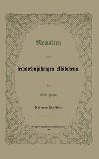 Couverture_Memoiren eines sechszehnjährigen Mädchens