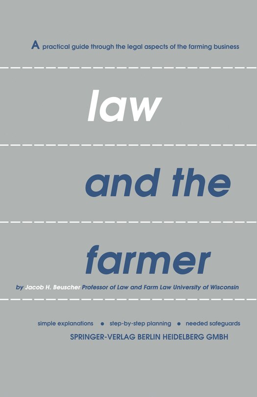 Front cover_Law and the farmer