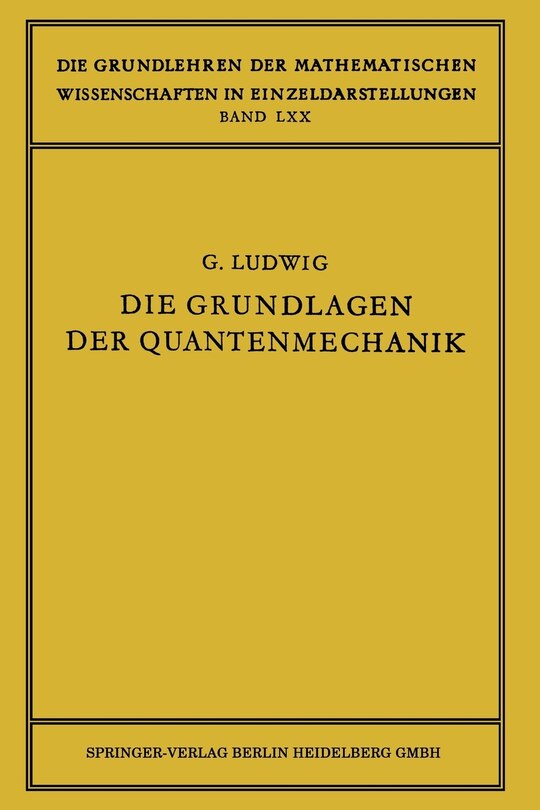 Front cover_Die Grundlagen der Quantenmechanik